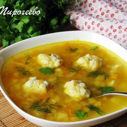 Суп с куриными клёцками: пошаговый рецепт с фото