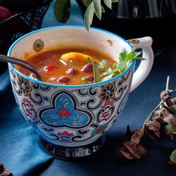 Мексиканский суп с красной фасолью