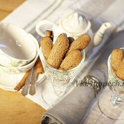 Печенье на растительном масле с сахарно-коричной посыпкой