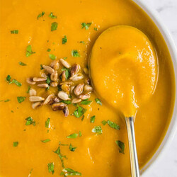 Сливочный тыквенный суп-пюре - - рецепт, как приготовить, пошаговая инструкция с фотографиями