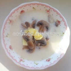 Грибной суп с сыром | Вкусной и просто | Рецепт с пошаговыми фото