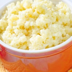 Пшенная каша на миндальном молоке