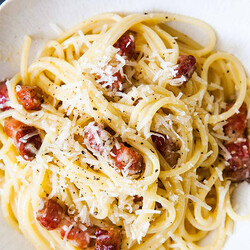 Паста спагетти карбонара - - рецепт, как приготовить, пошаговая инструкция с фотографиями