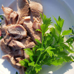 Свиная рулька горячего копчения