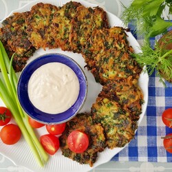 Идже – восточные драники с зеленью