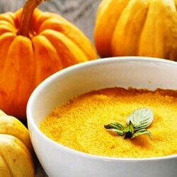 Пшенная каша с тыквой в горшочке