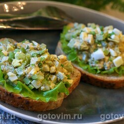 Американский яичный салат. Рецепт с фото