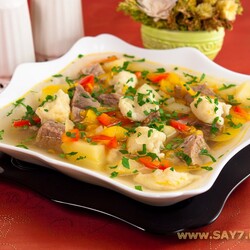 Суп с клецками