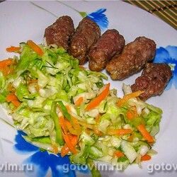 Салат из молодой капусты. Рецепт с фото