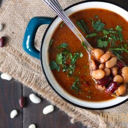 Фасолевый суп по-чешски!