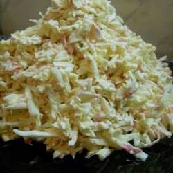 Салатик «5 минут» с пекинской капустой и крабовыми палочками : Салаты