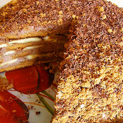 Торт из пряников без выпечки, торт студенческий