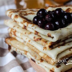 Ванильные блинчики на молоке!