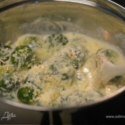 Брюссельская капуста в соусе с розмарином!