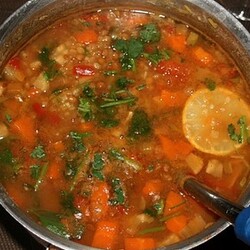 Рецепт: Супа из чечевицы и риса - Супы - Первые блюда - Готовить легко!