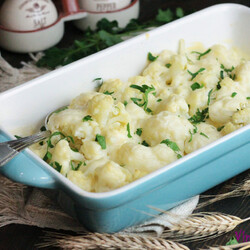 Kalafior pod beszamelem/ Цветная капуста под бешамелем