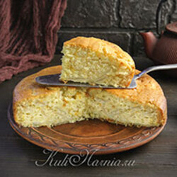 Постная шарлотка с яблоками рецепт - Кулинарния