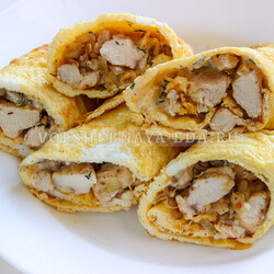 «Ленивый» бризоль с курицей и сыром | Волшебная Eда.ру