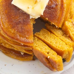 Восхитительные тыквенные блинчики, пышные и влажные!