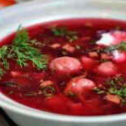 БОРЩ С ГАЛУШКАМИ