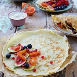 Тонкие блины на молоке