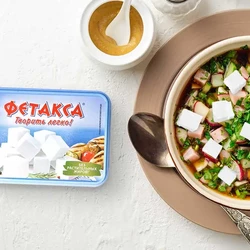 Окрошка с фетаксой. Рецепт с фото.