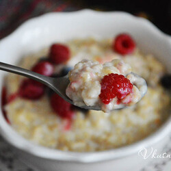 Молочная овсяная каша