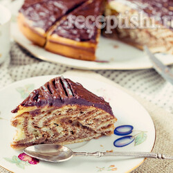 Торт "Зебра" на кефире