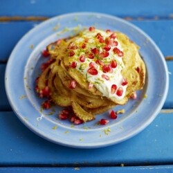 Блины на молоке с кокосом