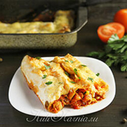 Мексиканская энчилада с курицей рецепт - Кулинарния