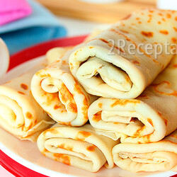 Тонкие блинчики на молоке