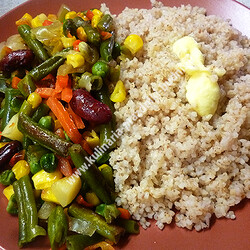 Ячневая каша с овощами - блюдо постной кухни рецепт с фото