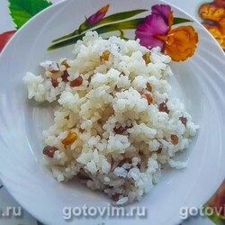 Каша рисовая с изюмом. Рецепт с фото