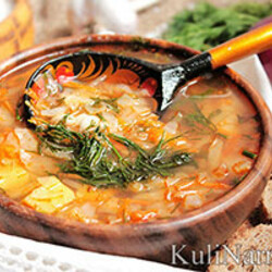 Постные щи из свежей капусты