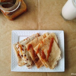 Рецепт заварных блинов на кефире "Вологодское кружево"