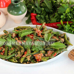 Лобио из зеленой стручковой фасоли по-грузински: классический рецепт | Волшебная Eда.ру