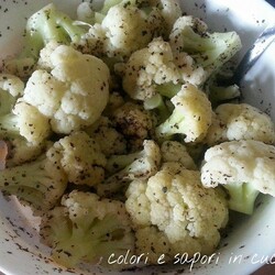 Цветная капуста с салатом!