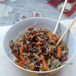 Лапша удон с овощами - простой и быстрый рецепт легкого ужина!