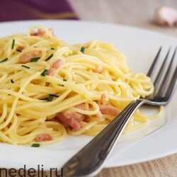Паста карбонара - рецепт с пошаговыми фото | Меню недели