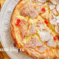 «Невидимый» яблочный пирог