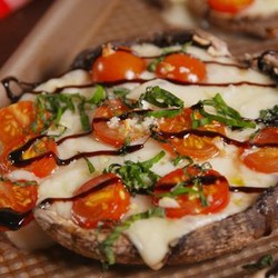 Best Caprese Stuffed Mushrooms - How to Make Caprese Stuffed Mushrooms