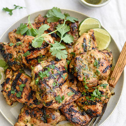 Cilantro Lime Grilled Chicken | foodiecrush.com