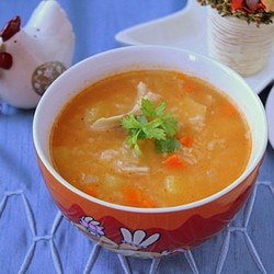 Рецепт супа "Харчо" с мясом птицы как в детском саду / Меню недели