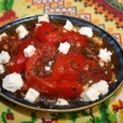 Закуска из болгарского перца и помидоров