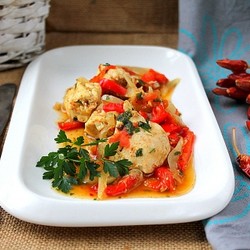 Куриная грудка с овощами и зеленью / Меню недели