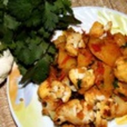 Цветная капуста на индийский манер