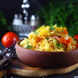 Капуста в рукаве в духовке