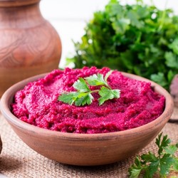 Паштет из свеклы с фасолью