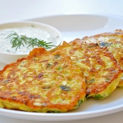 Кабачковые оладьи