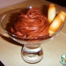 Крем-мусс из шоколада и воды